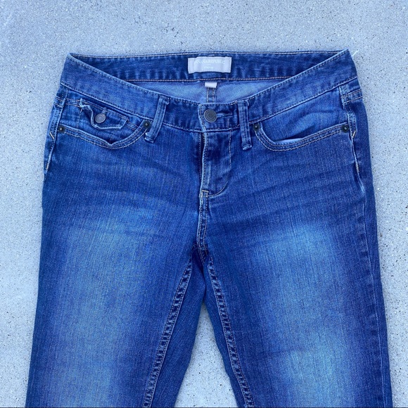 BANANA REPUBLIC jeans Capri cropped denim cuffed women’s blue denim short crop 2 - Picture 3 of 8